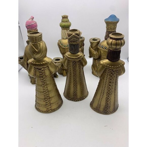 Vintage Kurt S Adler Candlestick Holders Nativity - Picture 10 of 11